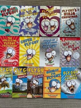 Fly Guy Book Lot — Tedd Arnold Covers (Colorful Mix)